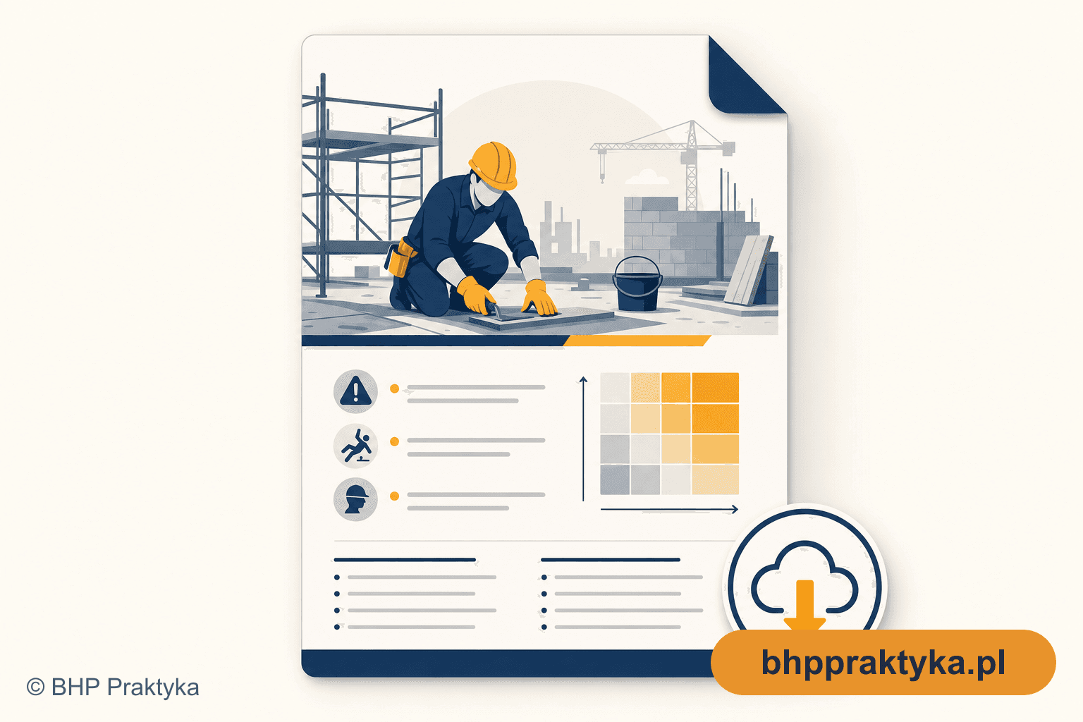 Ocena ryzyka pracownik ogólnobudowlany – metoda Risk Score